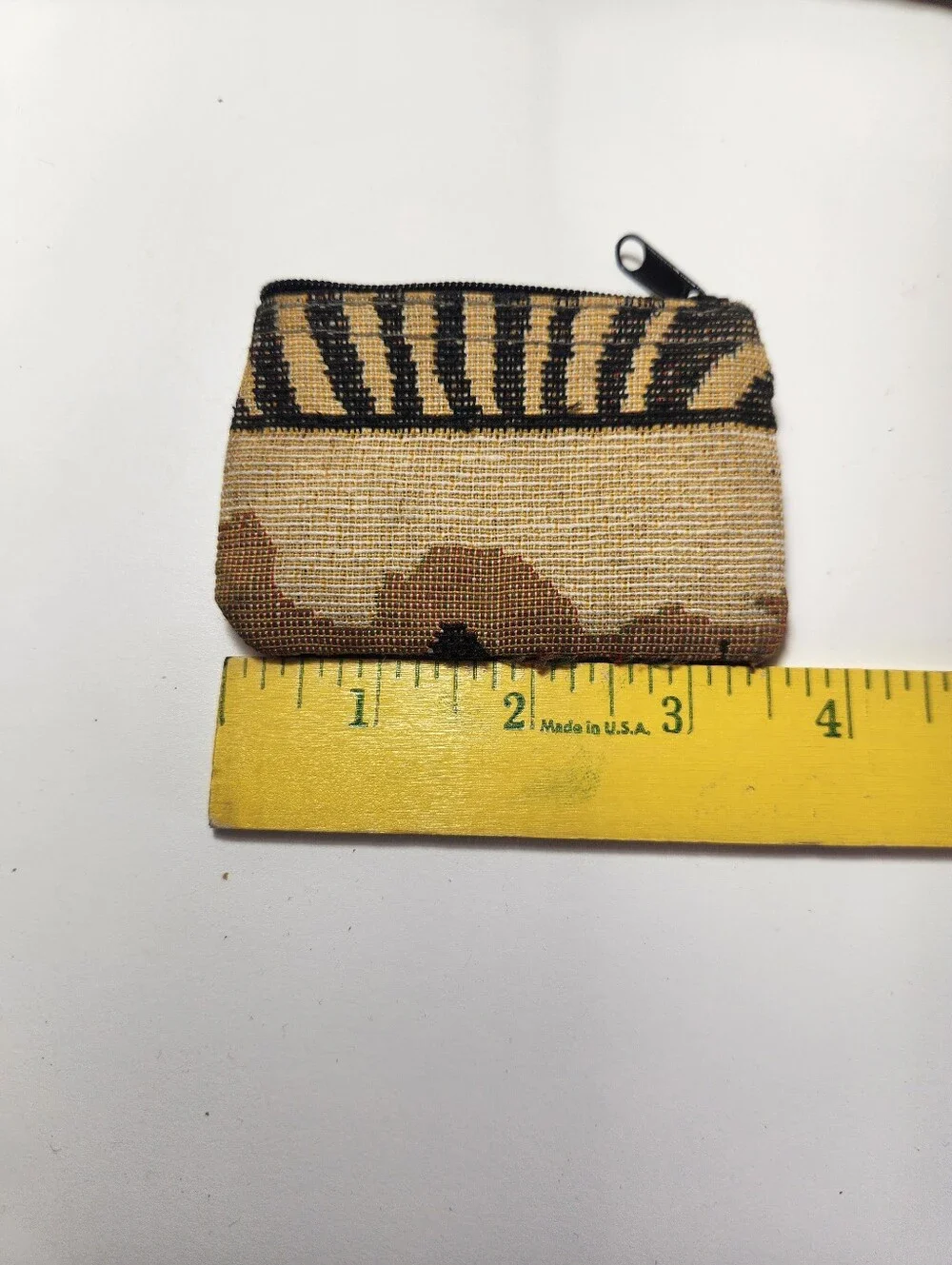 Jade Safari Animal Print Tapestry Zip Purse Tote Bag w/ Coin Purse Pockets
